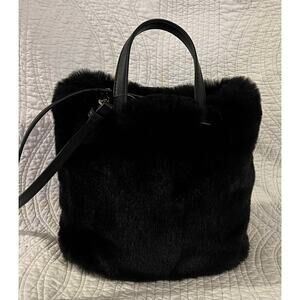 Expressions NYC Black
Crossbody Bag 
Faux fur
Brand new